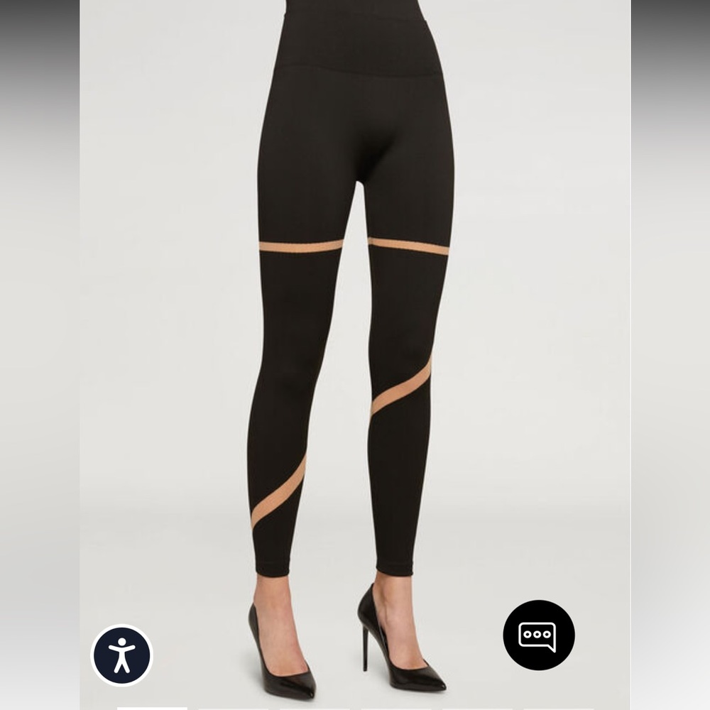 NWT WOLFORD Leía Leggings Small